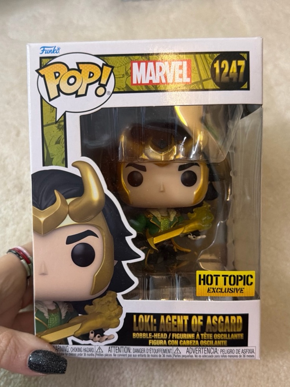 Funko POP! Marvel Loki Agent of Asgard - Gold & Green